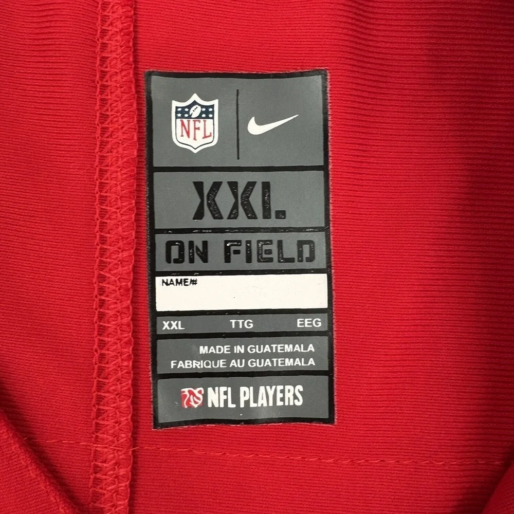 Nike Mens XXL San Francisco 49ers Deebo Samuel 19 Jersey Red 75th Anniversary